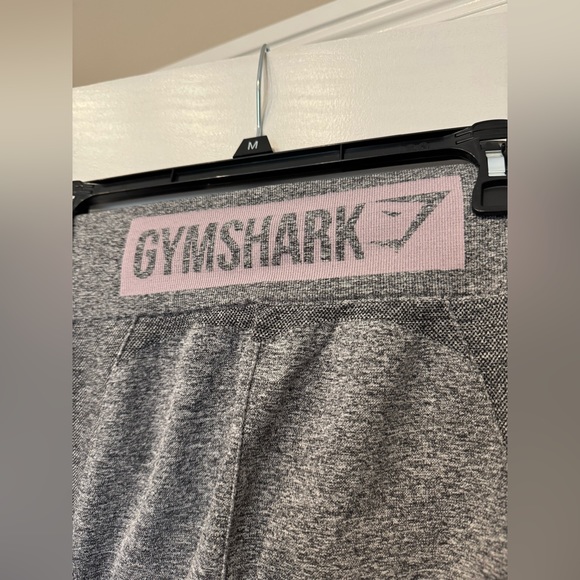 Gymshark Flex Marl Grey Peach Pink Leggings in Size Small - Picture 6 of 7